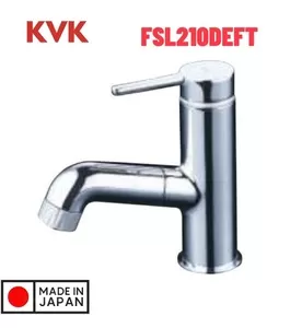 Vòi Lavabo Nóng Lạnh Dây Rút KVK FSL210DEFT