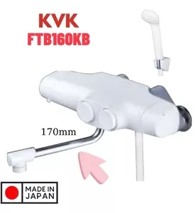Sen Tắm Nhiệt Độ KVK FTB160KB Màu Trắng Nội Địa Nhật Bản