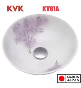 Chậu Lavabo Dương Bàn Nghệ Thuật KVK KV61A Nhật Bản