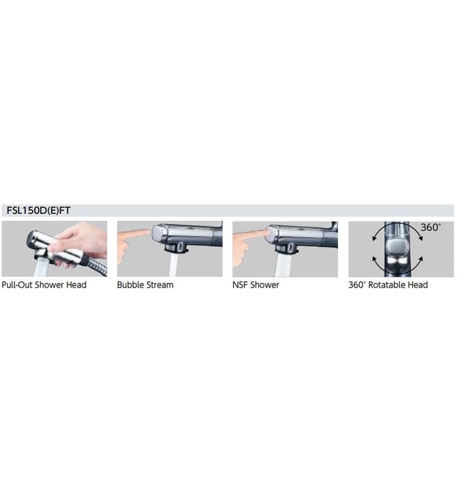 Vòi Rửa Bát Cảm Ứng Nhật Bản KVK KM6131DEC Dùng Pin