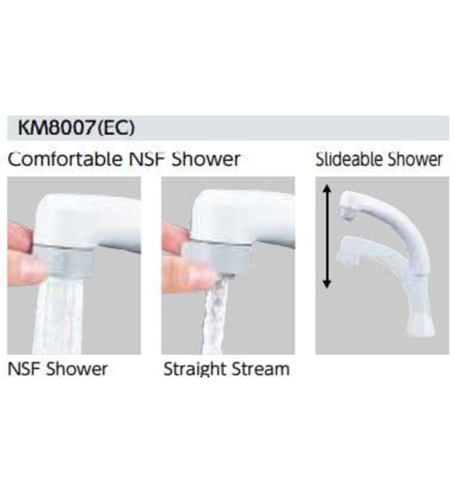 Vòi Rửa Bát Cảm Ứng Nhật Bản KVK KM6131DEC Dùng Pin