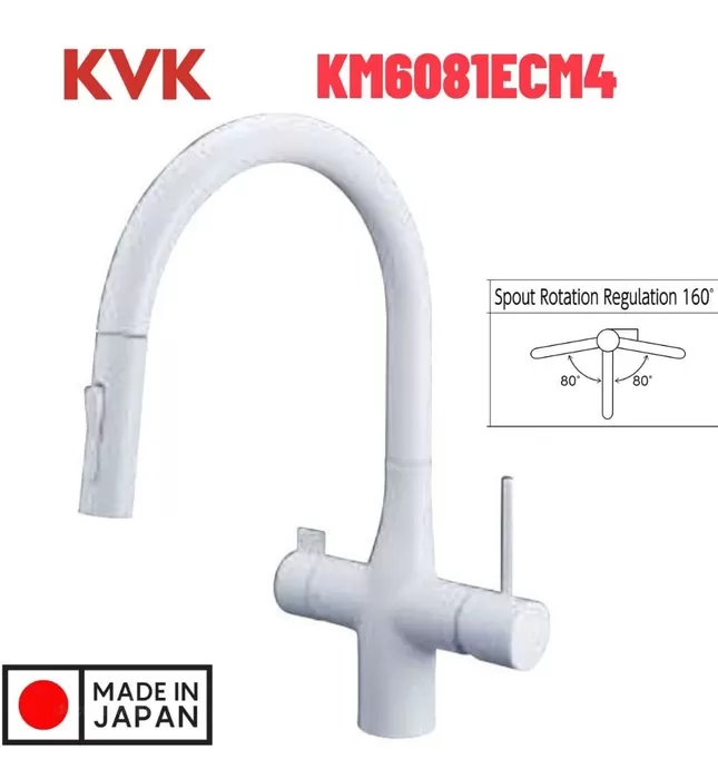 Vòi Rửa Bát Nhật Bản Nội Địa KVK KM6081ECM4