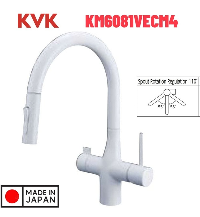 Vòi Rửa Bát Nhật Bản Nội Địa KVK KM6081VECM4