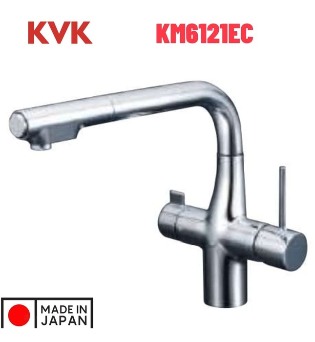 Vòi Rửa Bát Nhật Bản Nội Địa KVK KM6121EC