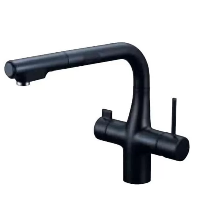 Vòi Rửa Bát Cảm Ứng Nhật Bản KVK KM6131DSCECM5 Dùng Pin Có Lõi Lọc