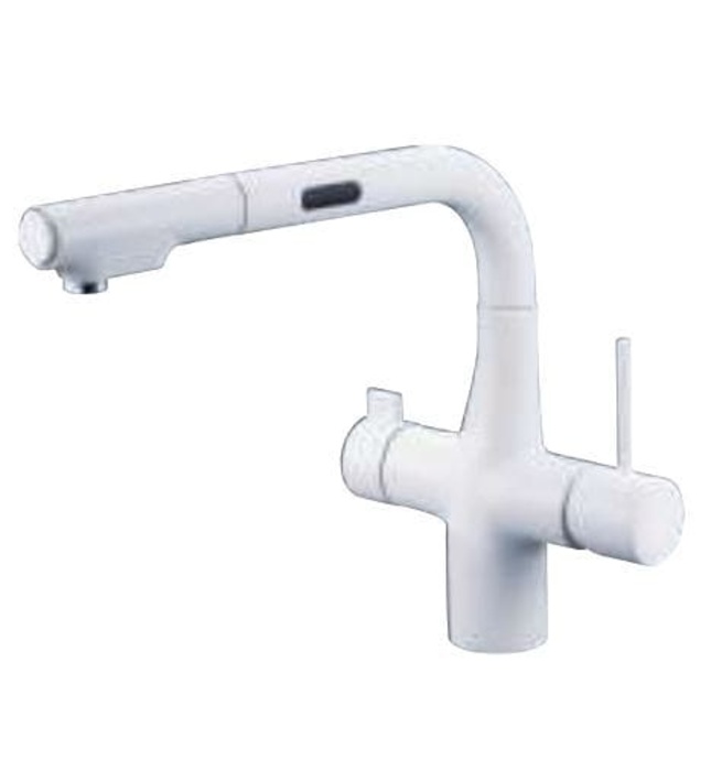 Vòi Rửa Bát Cảm Ứng Nhật Bản KVK KM6131SCECM4 Dùng Điện Có Lõi Lọc