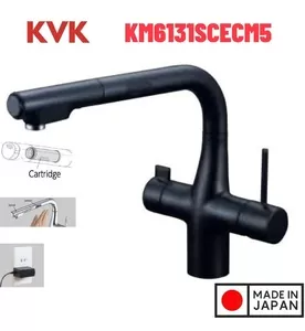 Vòi Rửa Bát Cảm Ứng Nhật Bản KVK KM6131SCECM5 Dùng Điện Có Lõi Lọc