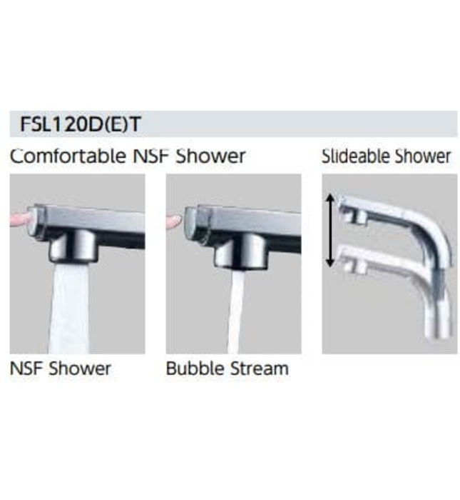 Vòi Lavabo Gội Đầu Nhập Khẩu Nhật Bản KVK FSL120DET