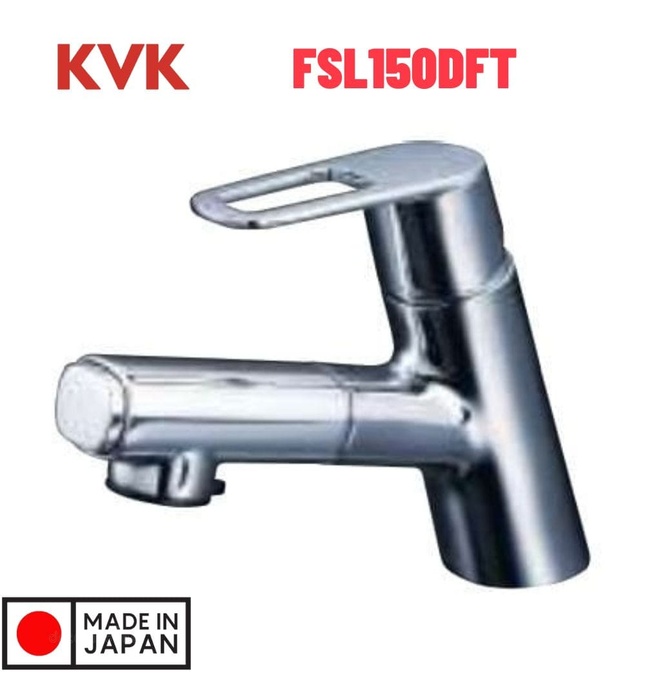 Vòi Lavabo Rút Nhập Khẩu Nhật Bản KVK FSL150DFT