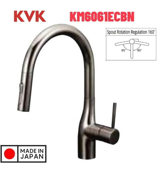 Vòi Rửa Bát Nhật Bản Nội Địa KVK KM6061ECBN