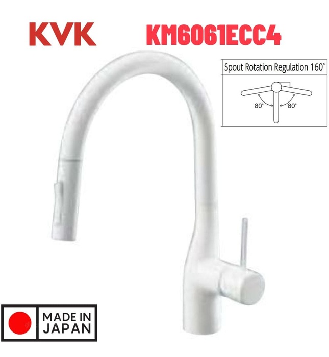 Vòi Rửa Bát Nhật Bản Nội Địa KVK KM6061ECC4