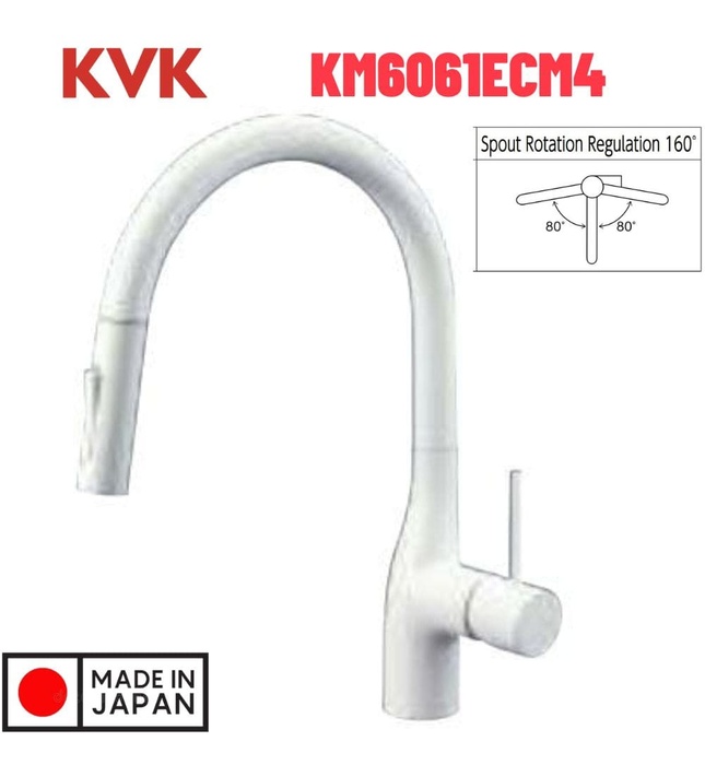 Vòi Rửa Bát Nhật Bản Nội Địa KVK KM6061ECM4