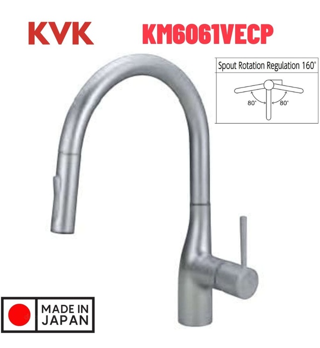 Vòi Rửa Bát Nhật Bản Nội Địa KVK KM6061ECP
