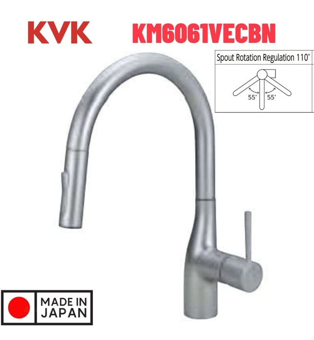 Vòi Rửa Bát Nhật Bản Nội Địa KVK KM6061VECP