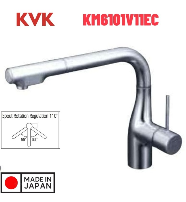 Vòi Rửa Bát Nhật Bản Nội Địa KVK KM6101V11EC