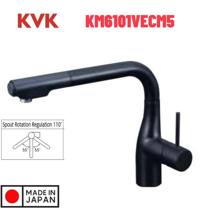 Vòi Rửa Bát Nhật Bản Nội Địa KVK KM6101VECM5