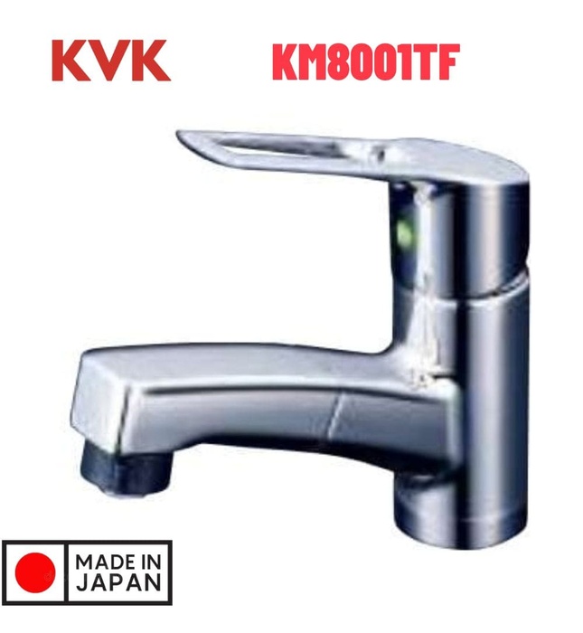 Vòi Lavabo Rút Nhập Khẩu Nhật Bản KVK KM8001TF