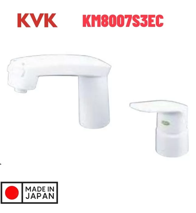 Vòi Lavabo Gội Đầu Nóng Lạnh 2 Lỗ KVK KM8007S3EC