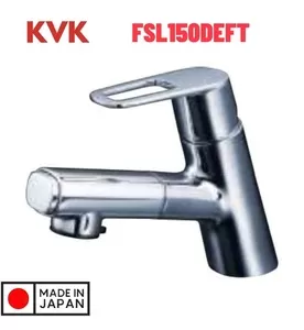 Vòi Lavabo Nóng Lạnh Dây Rút KVK FSL150DEFT