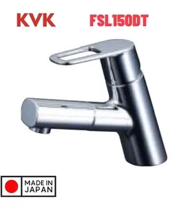 Vòi Lavabo Nóng Lạnh Dây Rút KVK FSL150DT