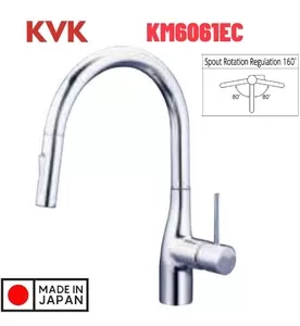 Vòi Rửa Bát Nhật Bản Nội Địa KVK KM6061EC
