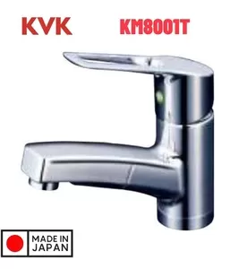 Vòi Lavabo Nóng Lạnh Dây Rút KVK KM8001T
