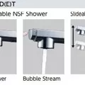 Vòi Lavabo Gội Đầu Nóng Lạnh 2 Lỗ KVK FSL120DET