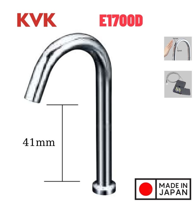 Vòi Lavabo Lạnh Cảm Ứng Nhật Bản KVK E1700D Dùng Pin