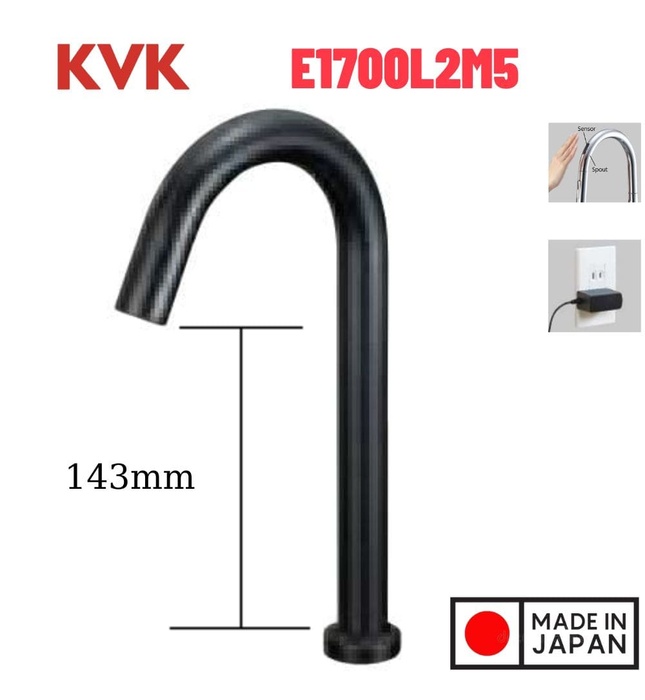 Vòi Lavabo Lạnh Cảm Ứng Nhật Bản KVK E1700L2M5 Dùng Điện