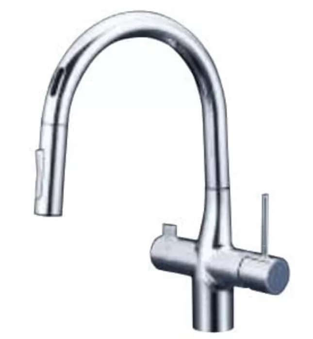Vòi Bếp Cảm Ứng Kháng Khuẩn Nhật Bản KVK KM6091DSCECHS Dùng Pin