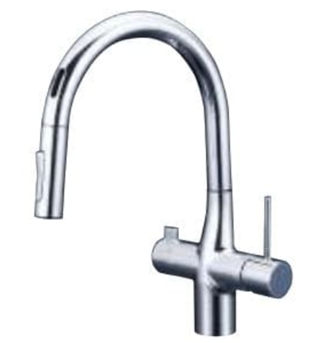 Vòi Bếp Cảm Ứng Kháng Khuẩn Nhật Bản KVK KM6091SCECHS Dùng Điện