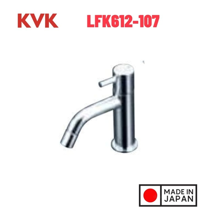 Vòi Lavabo Lạnh Thấp Nhập Khẩu Nhật Bản KVK LFK612-107