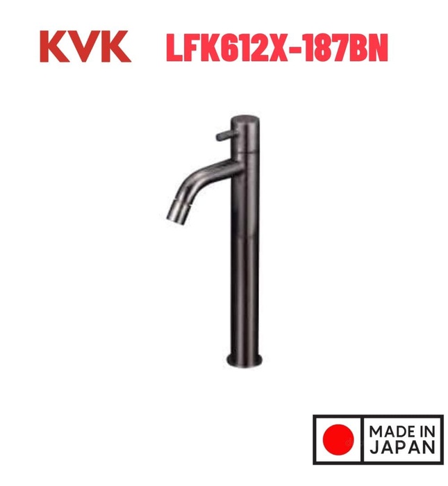 Vòi Lavabo Lạnh Cao Nhật Bản KVK LFK612X-187BN