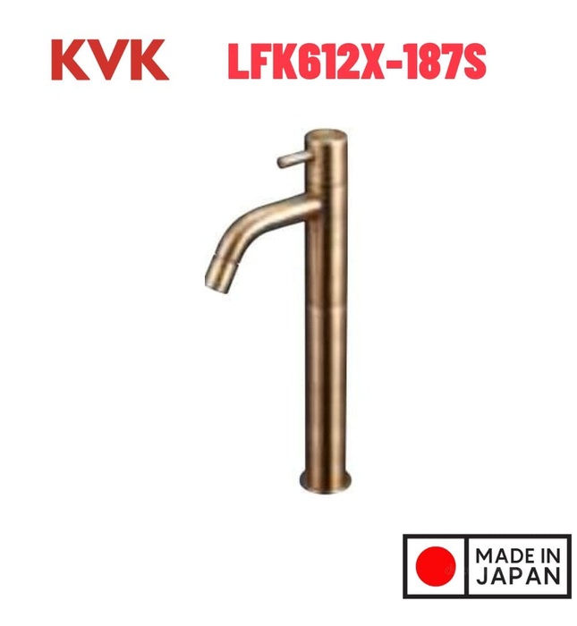 Vòi Lavabo Lạnh Cao Nhật Bản KVK LFK612X-187S