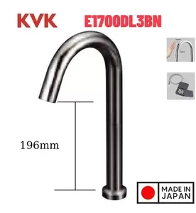 Vòi Lavabo Lạnh Cảm Ứng KVK E1700DL3BN Dùng Pin