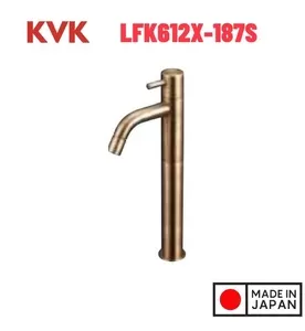 Vòi Lavabo Lạnh Thân Cao KVK LFK612X-187S