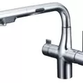 Vòi Bếp Cảm Ứng Kháng Khuẩn Nhật Bản KVK KM6131DECHS Dùng Pin