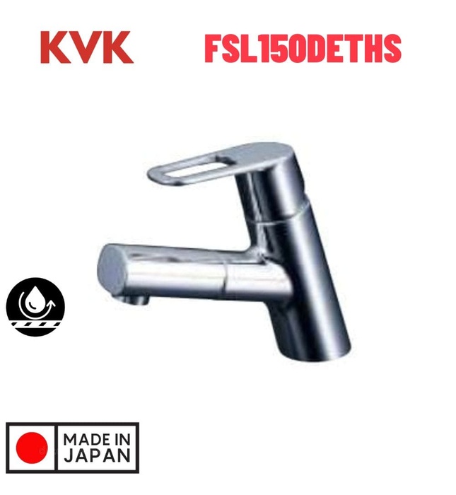 Vòi Lavabo Kháng Khuẩn Chống Bám Bẩn Nhật Bản KVK FSL150DETHS