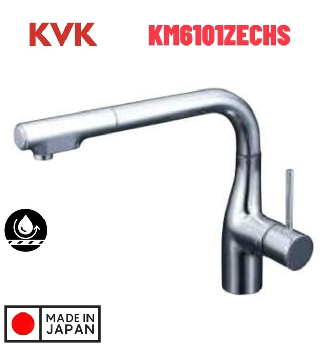 Vòi Bếp Kháng Khuẩn Chống Bám Bẩn Nhật Bản KVK KM6101ZECHS