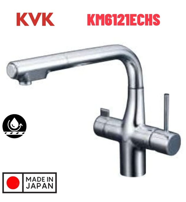 Vòi Bếp Kháng Khuẩn Chống Bám Bẩn Nhật Bản KVK KM6121ECHS