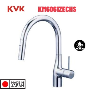 Vòi Bếp Kháng Khuẩn Chống Bám Bẩn Nhật Bản KVK KM6061ZECHS