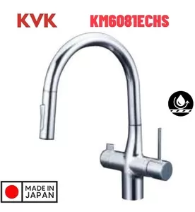 Vòi Bếp Kháng Khuẩn Chống Bám Bẩn Nhật Bản KVK KM6081ECHS