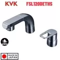 Vòi Lavabo Gội Đầu Nóng Lạnh Kháng Khuẩn 2 Lỗ KVK FSL120DETHS