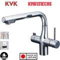 Vòi Bếp Lõi Lọc Cảm Ứng Kháng Khuẩn Nhật Bản KVK KM6131ECHS Dùng Điện