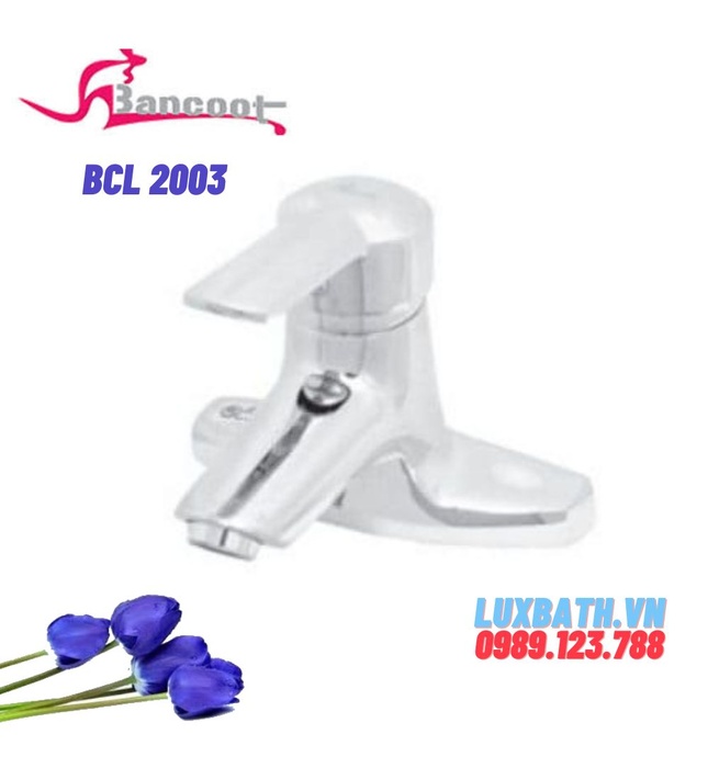 Vòi chậu Lavabo nóng lạnh Bancoot BCL 2003