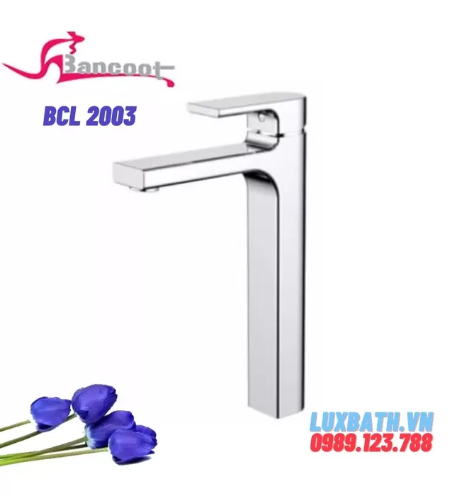 Vòi Lavabo Nóng Lạnh Thân Cao Bancoot BCV 30-2018
