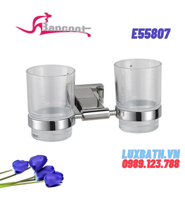 Kệ cốc đôi Inox 304 Bancoot E55807