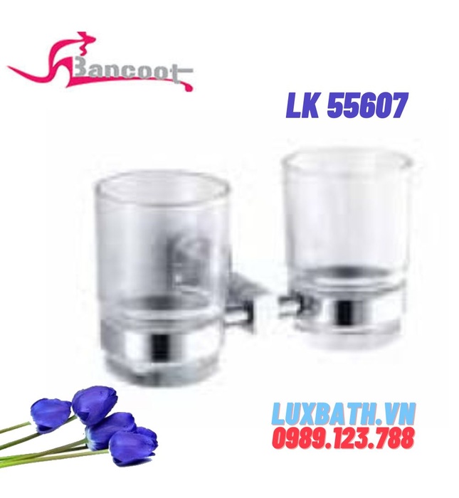 Kệ cốc đánh răng đôi Bancoot LK 55607