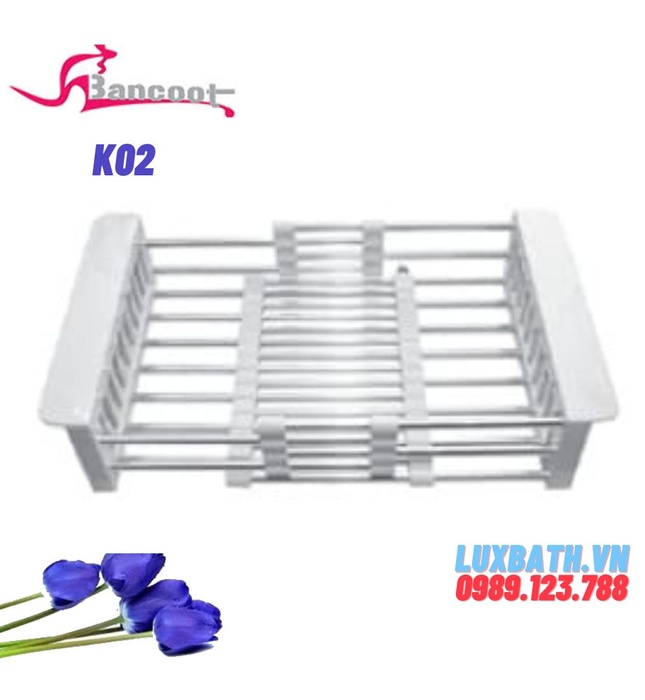 Khay chậu rửa bát inox Bancoot K02