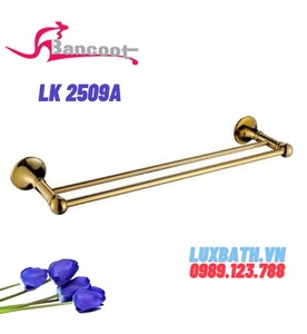 Vắt khăn đôi inox 304 mạ vàng Bancoot LK 2509A